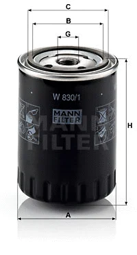 Oil Filter (W 830/1)