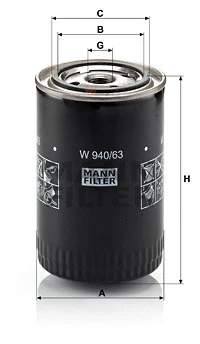 Oil Filter (W 940/63)