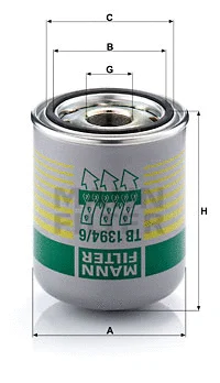 Air Dryer Cartridge, compressed-air system (TB 1394/6 x)