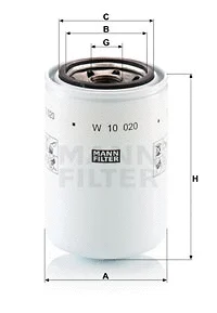 Oil Filter (W 10 020)