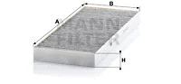 Filter, cabin air (CUK 4179)