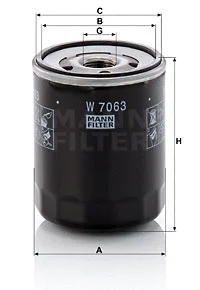 Oil Filter (W 7063)