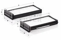 Filter, cabin air (CU 23 000-2)