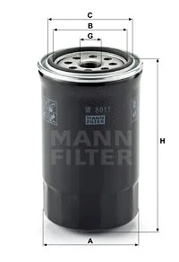 Oil Filter (W 8011)