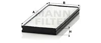 Filter, cabin air (CU 26 000-2)