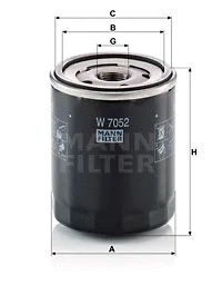 Oil Filter (W 7052)