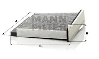 Filter, cabin air (CUK 2231)