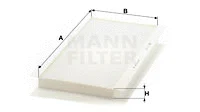 Filter, cabin air (CU 5366)