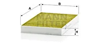Filter, cabin air (FP 2722-2)