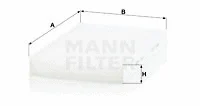 Filter, cabin air (CU 2940)