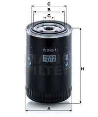 Oil Filter (W 940/15 n)