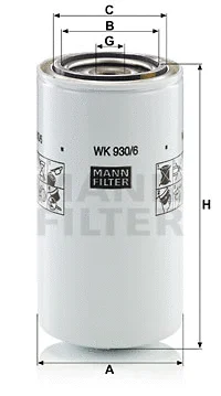 Fuel Filter (WK 930/6 x)