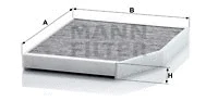 Filter, cabin air (CUK 29 007)