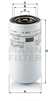 Fuel Filter (WK 952/3)