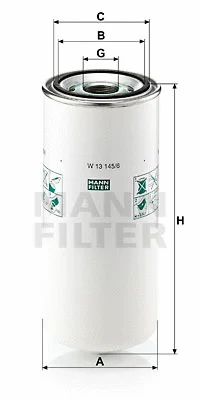 Oil Filter (W 13 145/6)