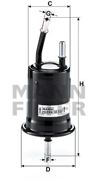 Fuel Filter (WK 614/41)