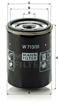 Oil Filter (W 713/35)
