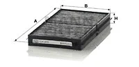 Filter, cabin air (CUK 2033-2)