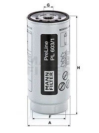 Fuel Filter (PL 603/1 x)