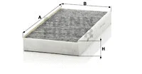 Filter, cabin air (CUK 3240)