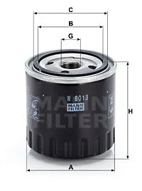 Oil Filter (W 8013)