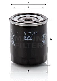 Oil Filter (W 716/2)