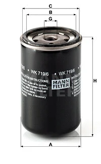 Fuel Filter (WK 719/6)