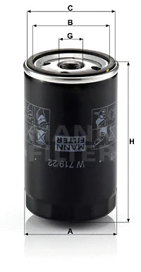 Oil Filter (W 719/22)