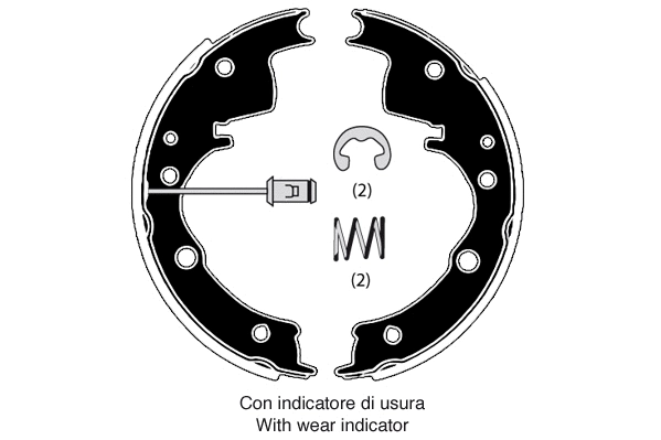 Brake Shoe Set (RA26060)