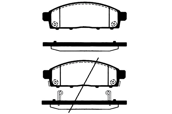 Brake Pad Set, disc brake (RA.0975.1)