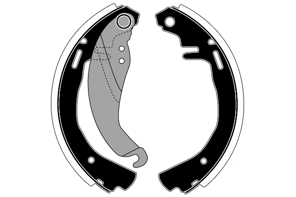 Brake Shoe Set (RA22490)