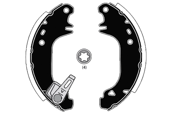 Brake Shoe Set (RA24970)
