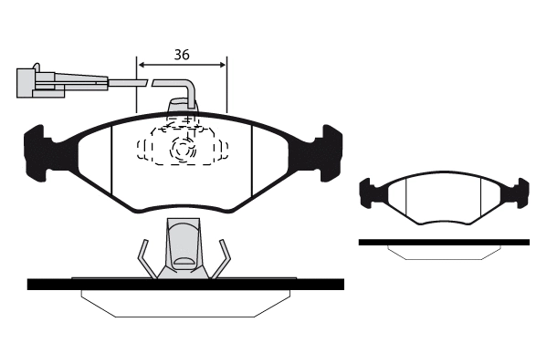 Brake Pad Set, disc brake (RA.0331.3)