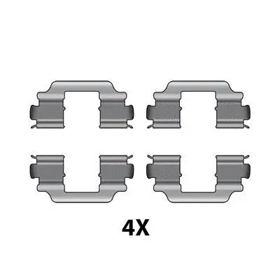 Accessory Kit, disc brake pad (12079457)