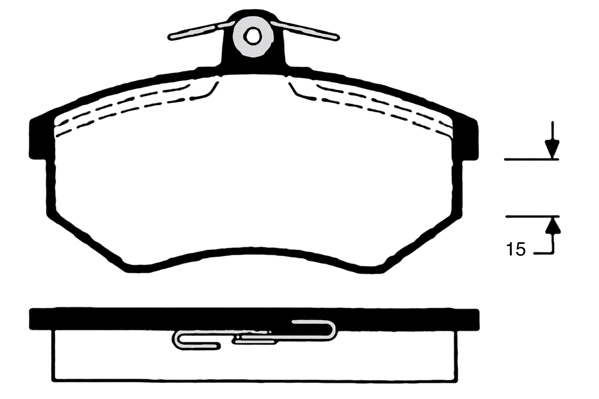 Brake Pad Set, disc brake (RA.0813.2)