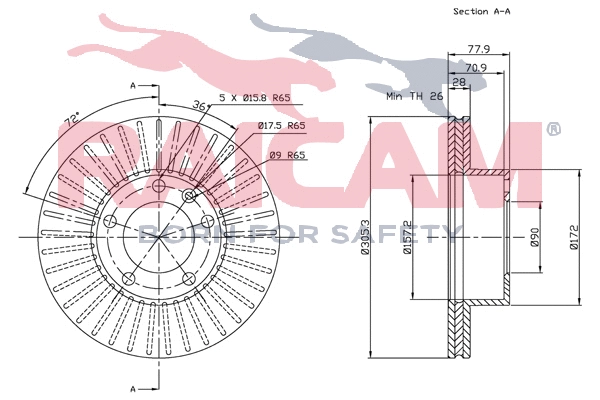 Brake Disc (RD00605)