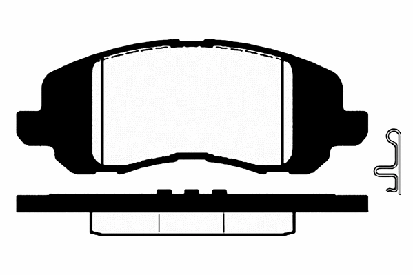 Brake Pad Set, disc brake (RA.1056.0)