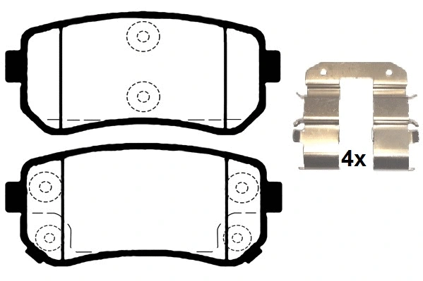 Brake Pad Set, disc brake (RA.0979.2K1)