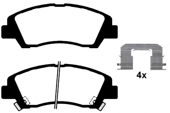 Brake Pad Set, disc brake (RA.1148.0K1)