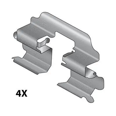 Accessory Kit, disc brake pad (12079663)