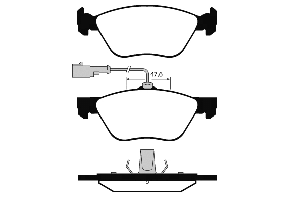 Brake Pad Set, disc brake (RA.0615.0)