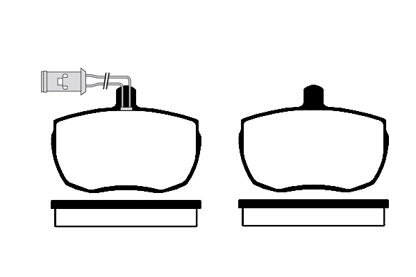 Brake Pad Set, disc brake (RA.0134.2)
