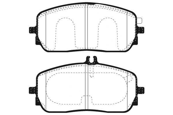 Brake Pad Set, disc brake (RA.1258.0)