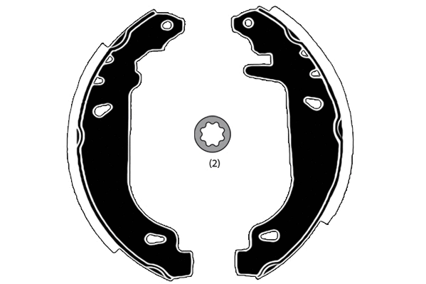 Brake Shoe Set (RA24880)
