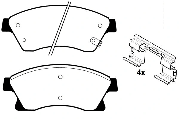 Brake Pad Set, disc brake (RA.0969.0K1)