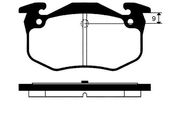 Brake Pad Set, disc brake (RA.0608.1)