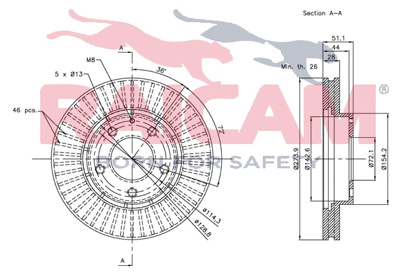 Brake Disc (RD00412)