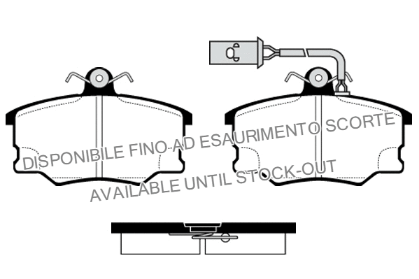 Brake Pad Set, disc brake (RA.0323.1)