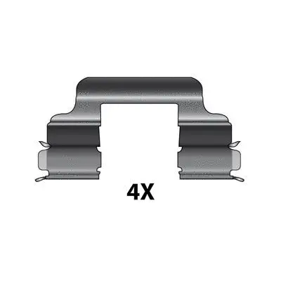 Accessory Kit, disc brake pad (12079541)