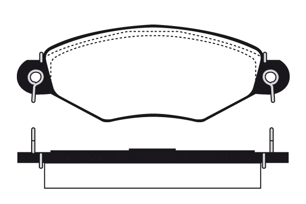 Brake Pad Set, disc brake (RA.0652.1)